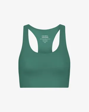 Active Cropped Bra - Pine Green
