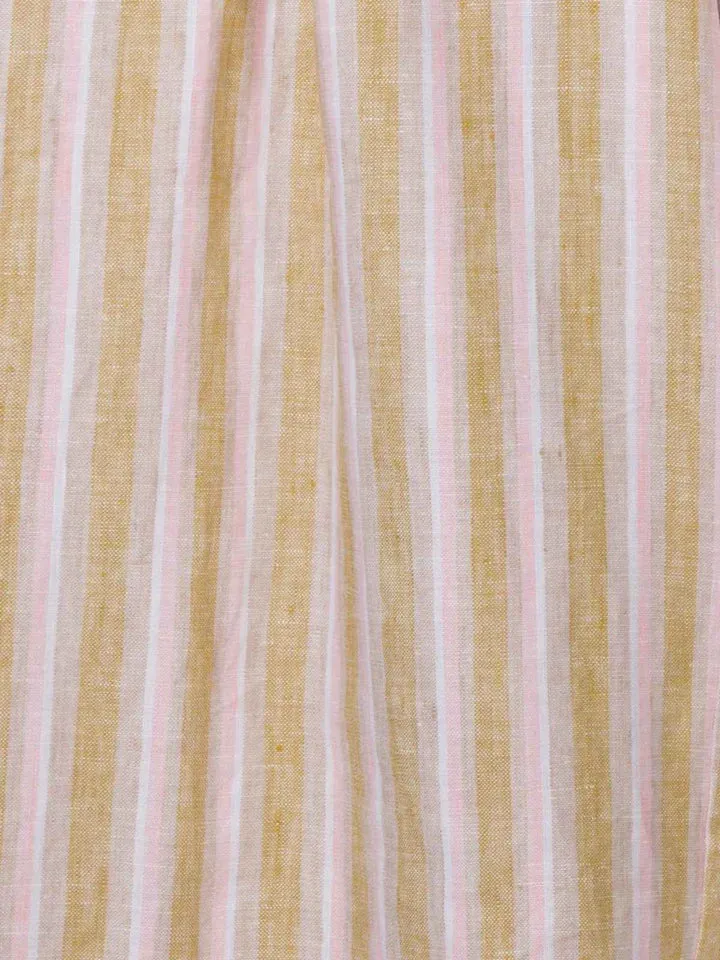 Alana Hemp Stripe Midi Dress - Multi