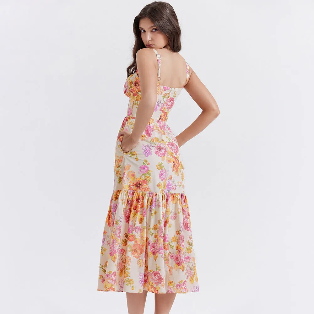 Alejandra Floral Midi Dress