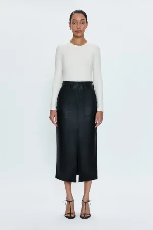 Alice Midi Skirt - Slate Black