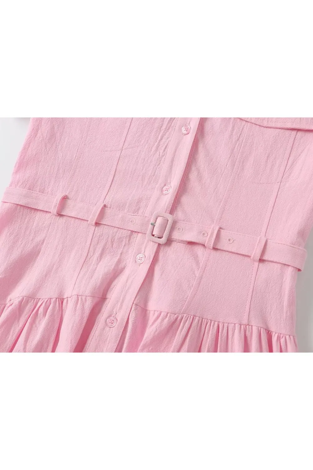 'Anna' Shirt-Style Dress（2 Color)