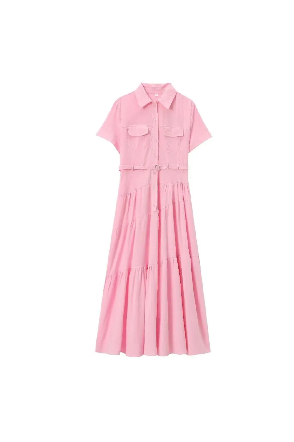'Anna' Shirt-Style Dress（2 Color)