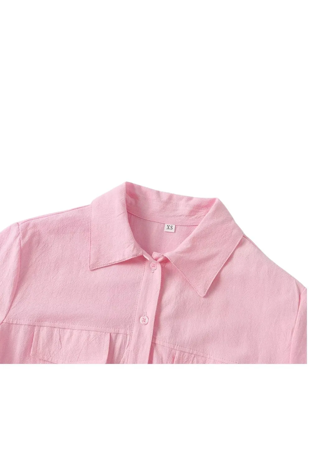 'Anna' Shirt-Style Dress（2 Color)