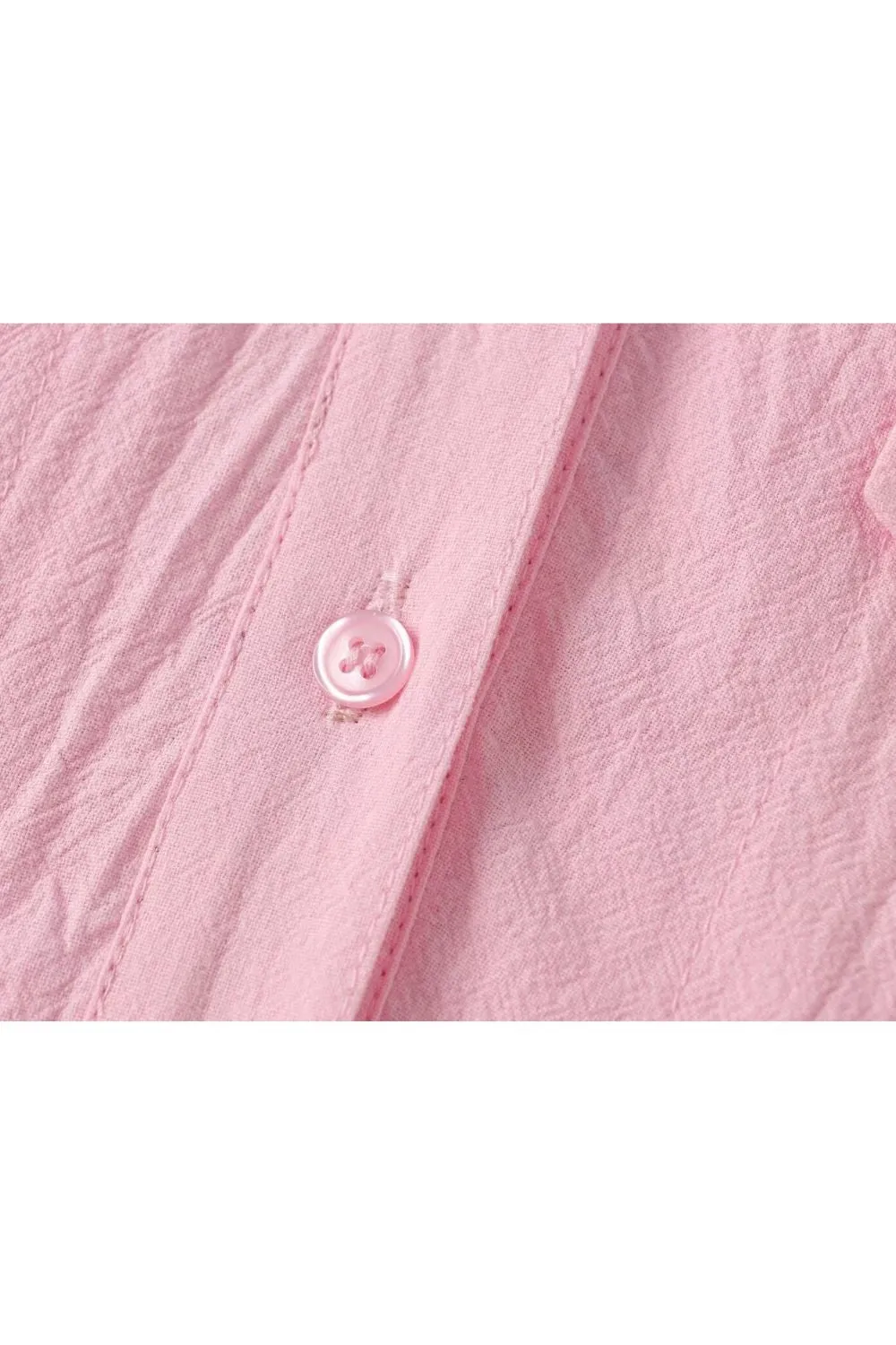'Anna' Shirt-Style Dress（2 Color)