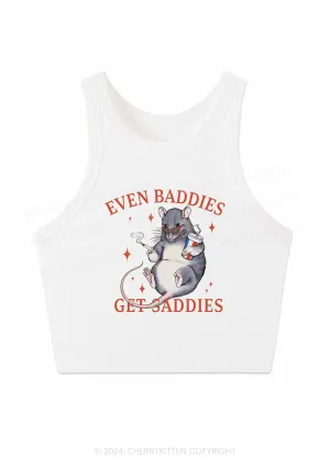 Baddies Rat Y2K Crop Tank Top Cherrykitten
