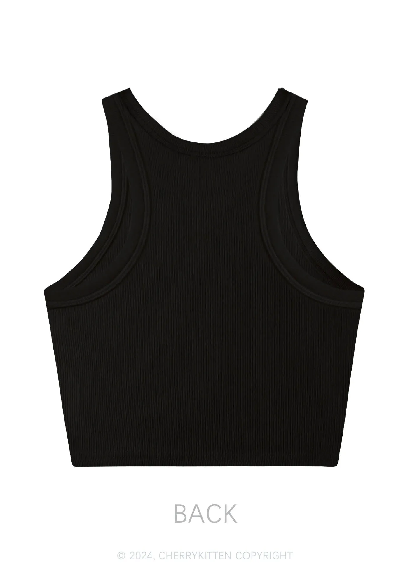 Baddies Rat Y2K Crop Tank Top Cherrykitten