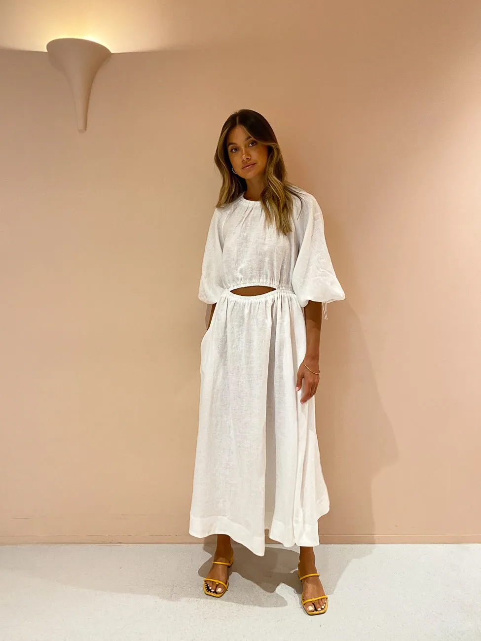 Bec and Bridge Helene Dress in Ivory