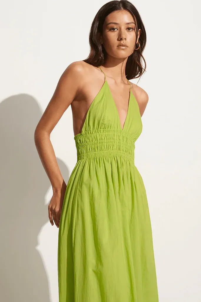 Bisetta Maxi Dress - Kiwifruit