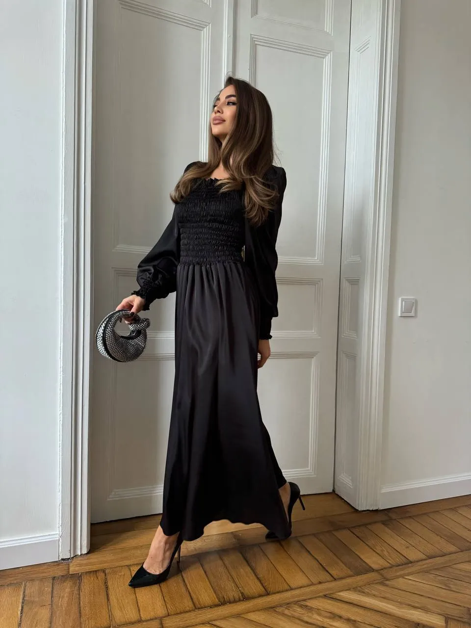Black maxi dress “Celeste”
