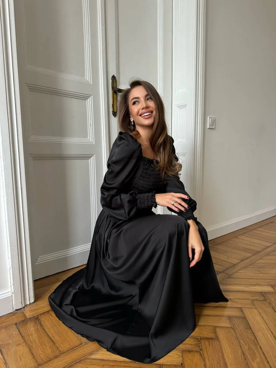 Black maxi dress “Celeste”