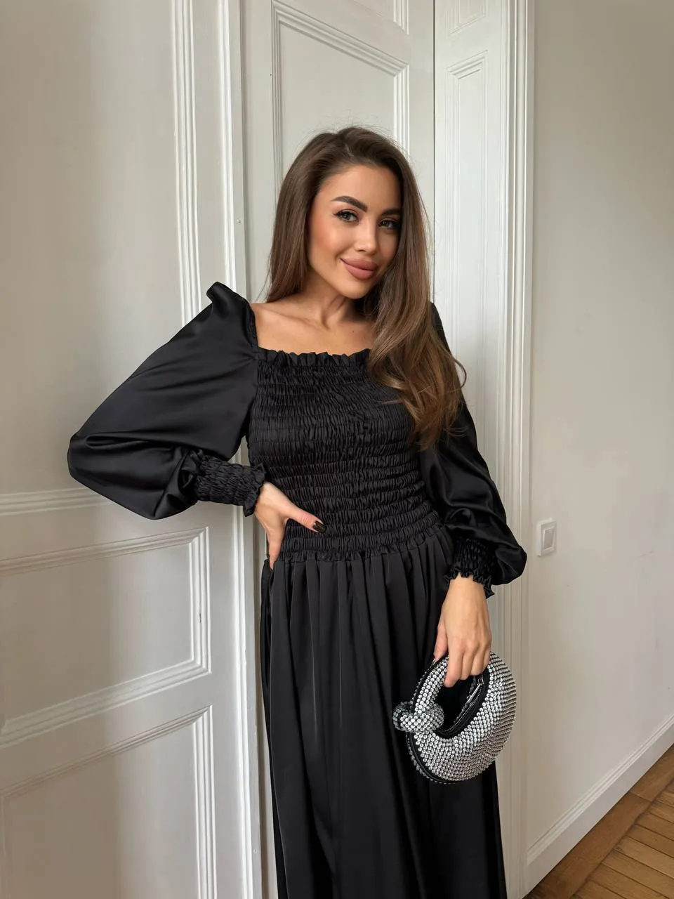 Black maxi dress “Celeste”