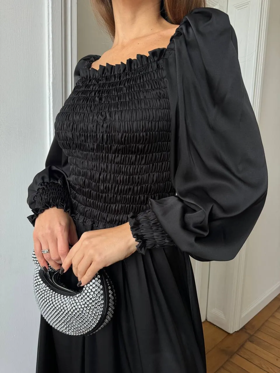 Black maxi dress “Celeste”