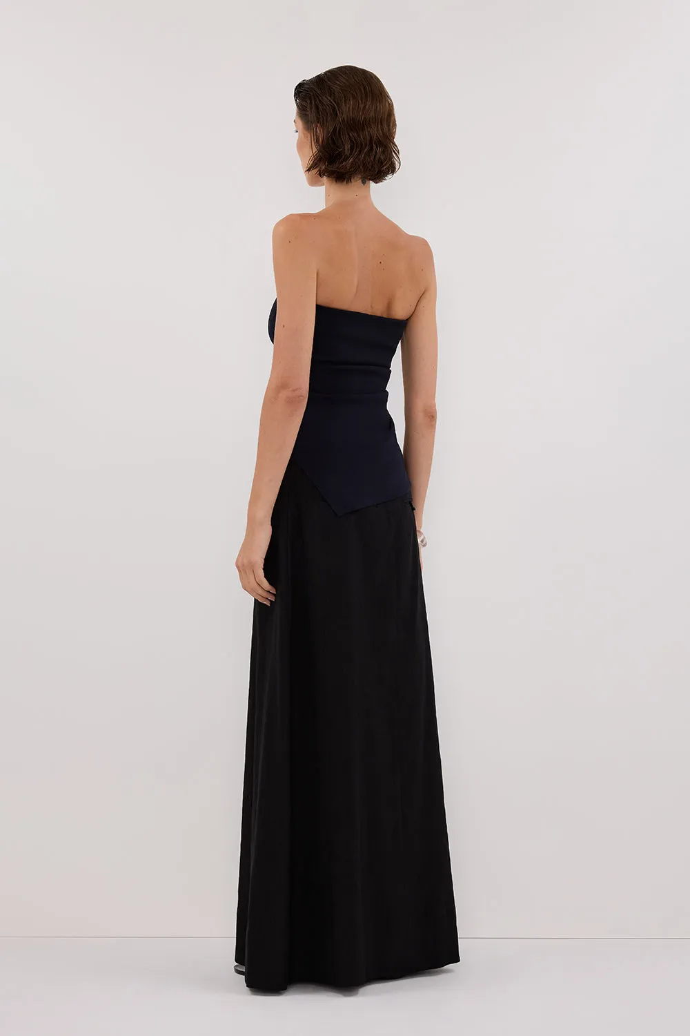 BRAX BLACK MIDI SKIRT