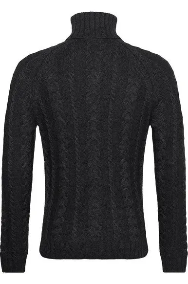 Bruun & Stengade Kano Cable-Knit Turtleneck