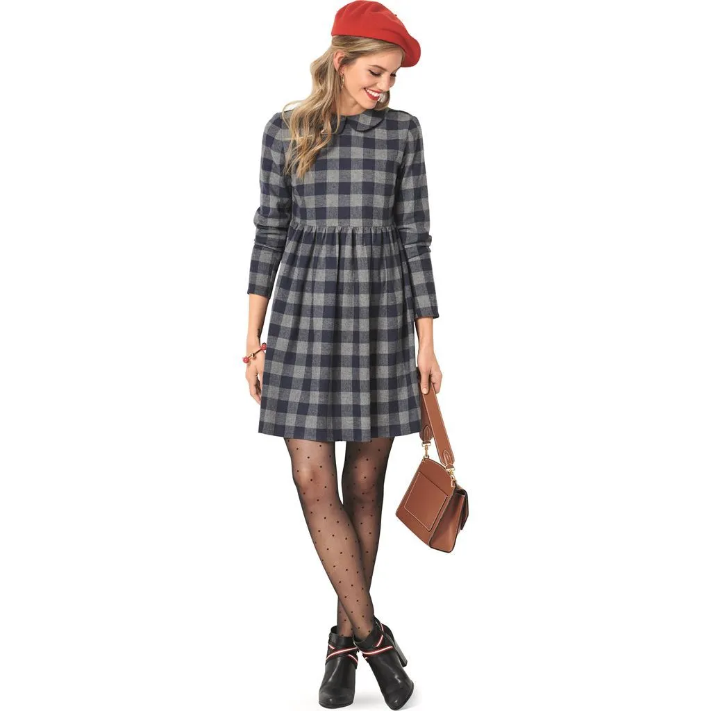 Burda Style Pattern B6265 Misses' Dresses Short or Midi Length with Tiered Skirt