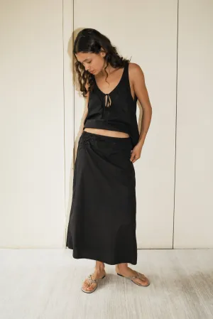 Channel Skirt - Black