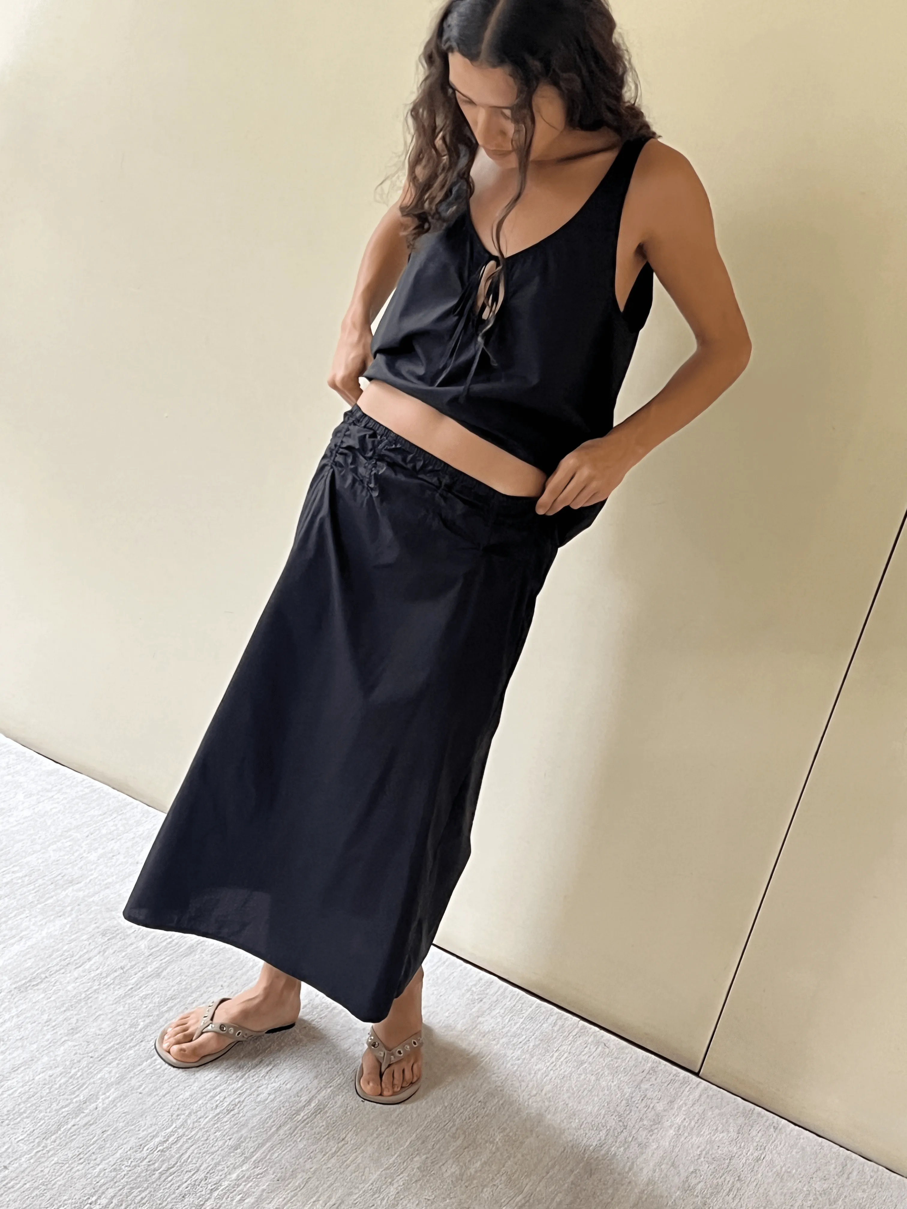 Channel Skirt - Black