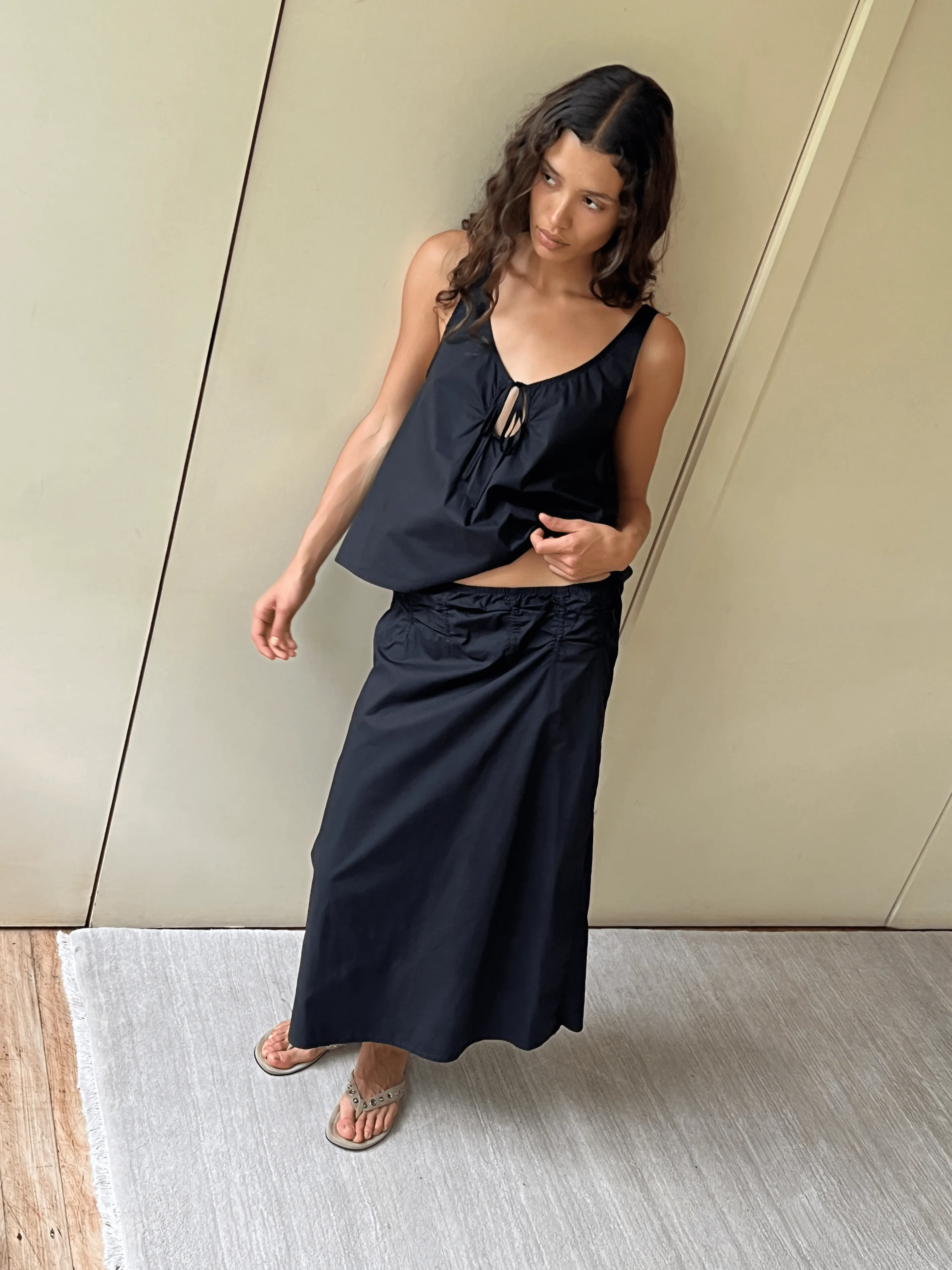 Channel Skirt - Black