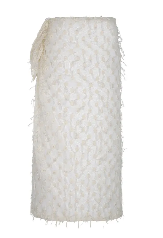 Chantilly Wrap Maxi Skirt