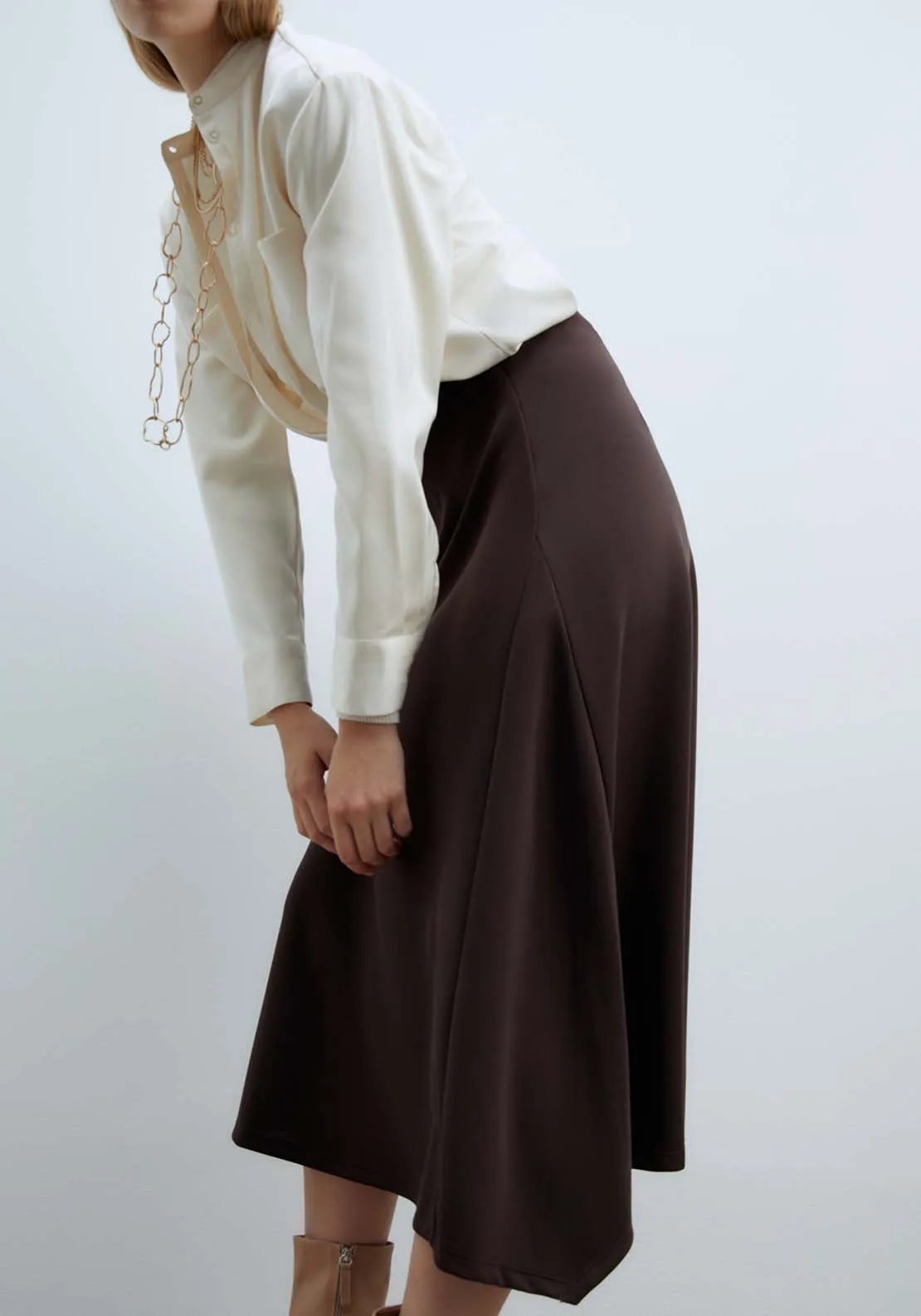 Circle Skirt - Brown
