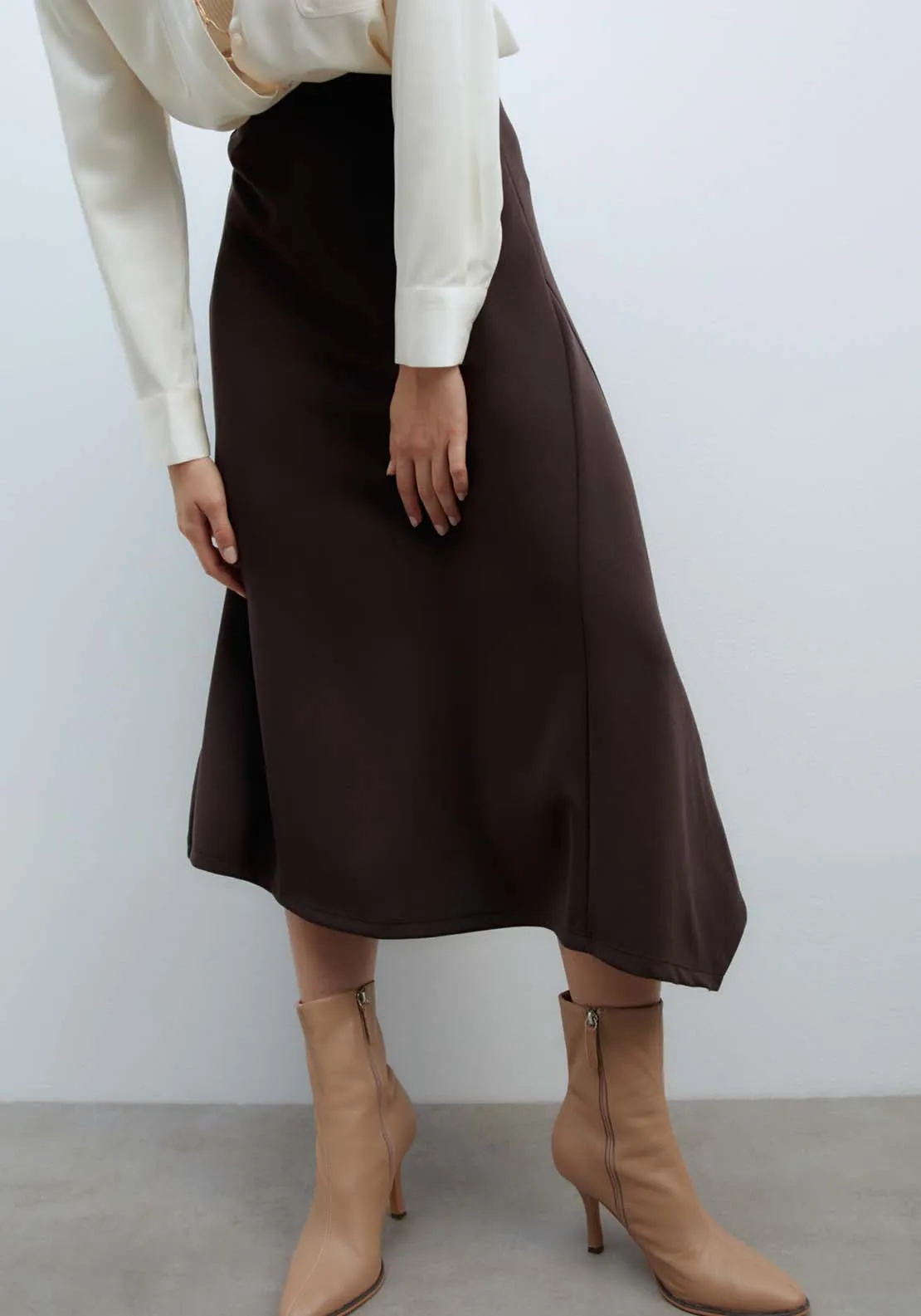 Circle Skirt - Brown