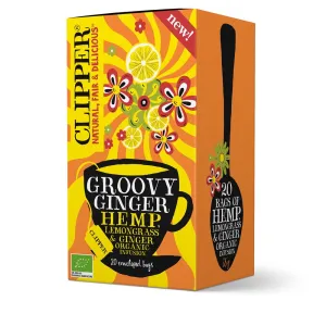 Clipper Groovy Ginger Organic Infusion Hemp Tea 20 Bags