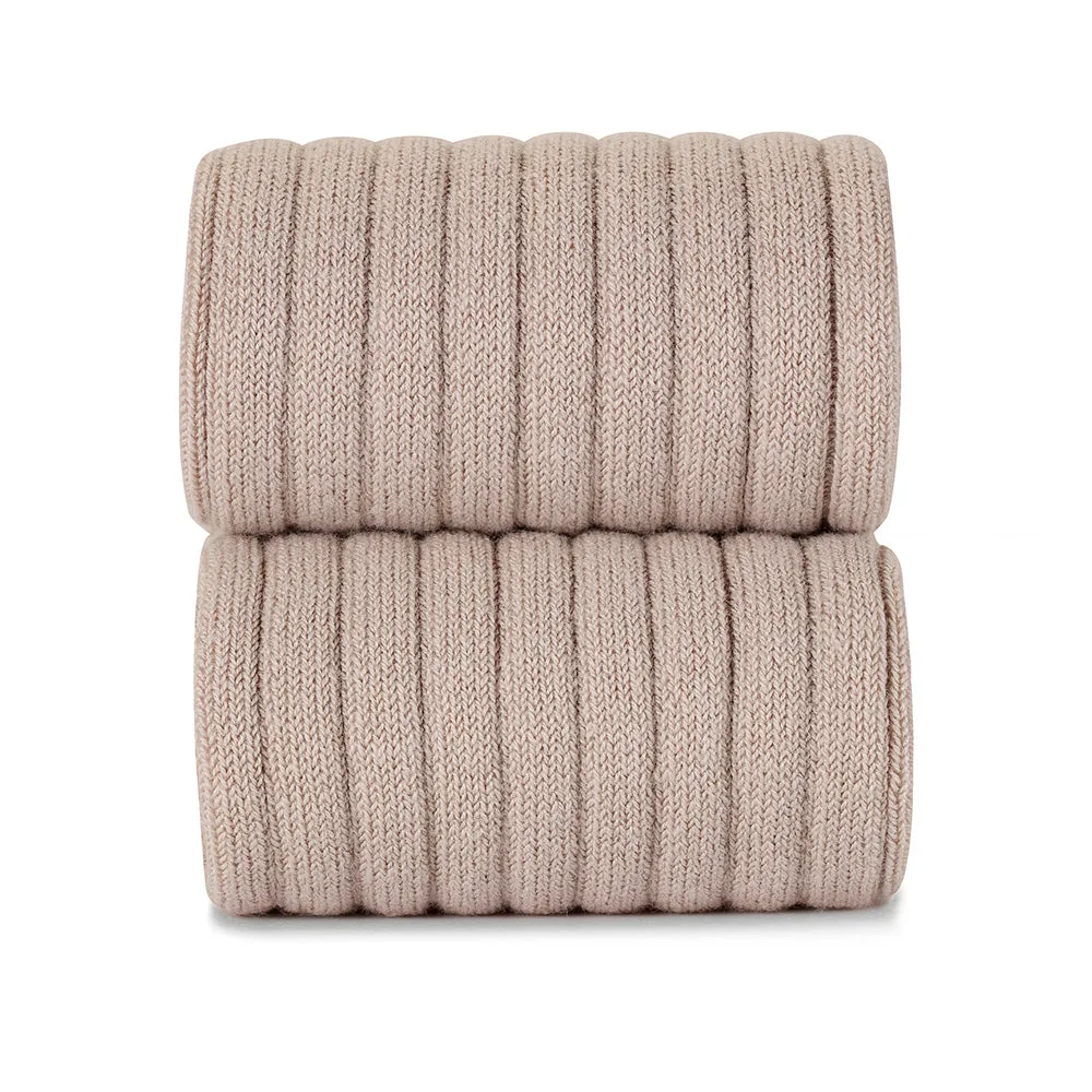 Condor dark beige ribbed tights