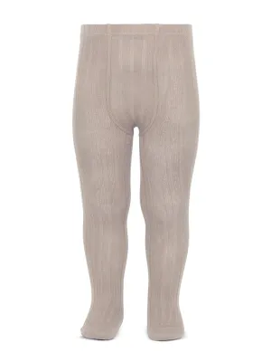 Condor dark beige ribbed tights