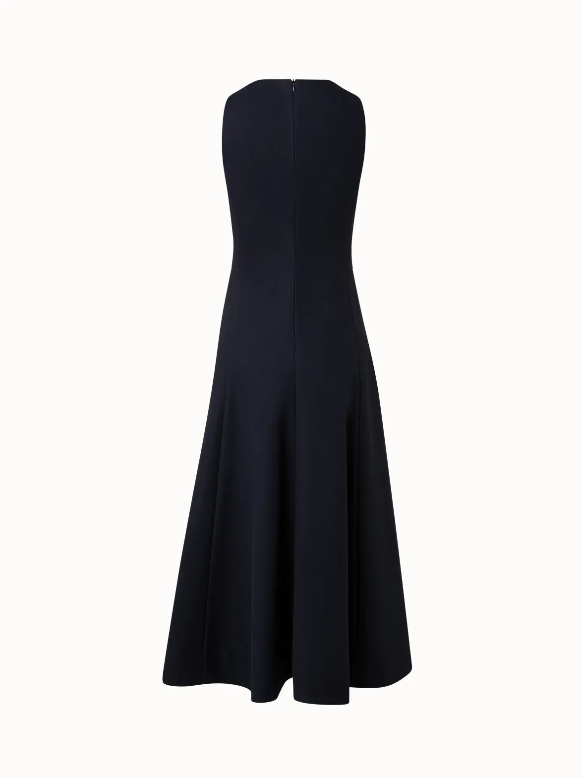 Cotton Twill Midi Dress