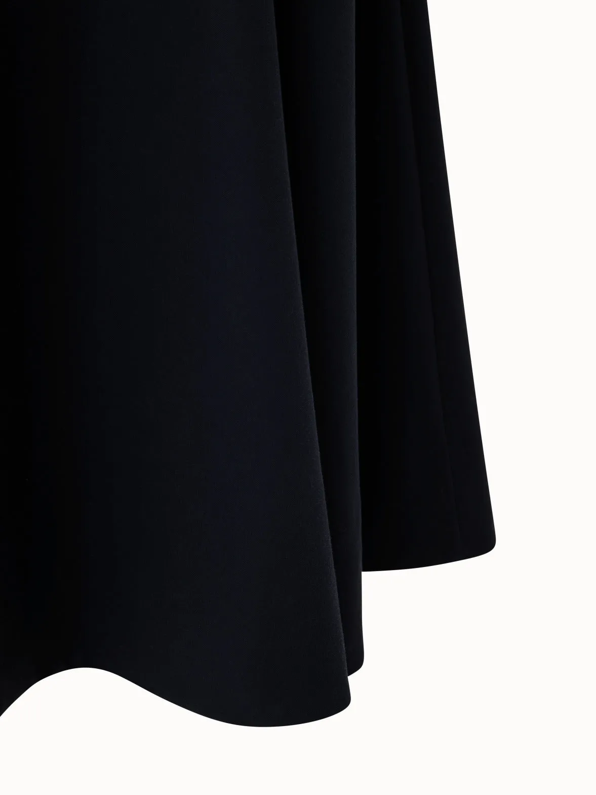 Cotton Twill Midi Dress
