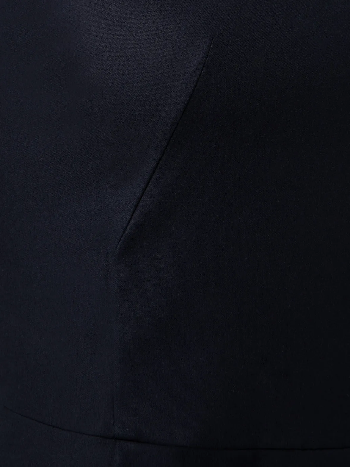 Cotton Twill Midi Dress