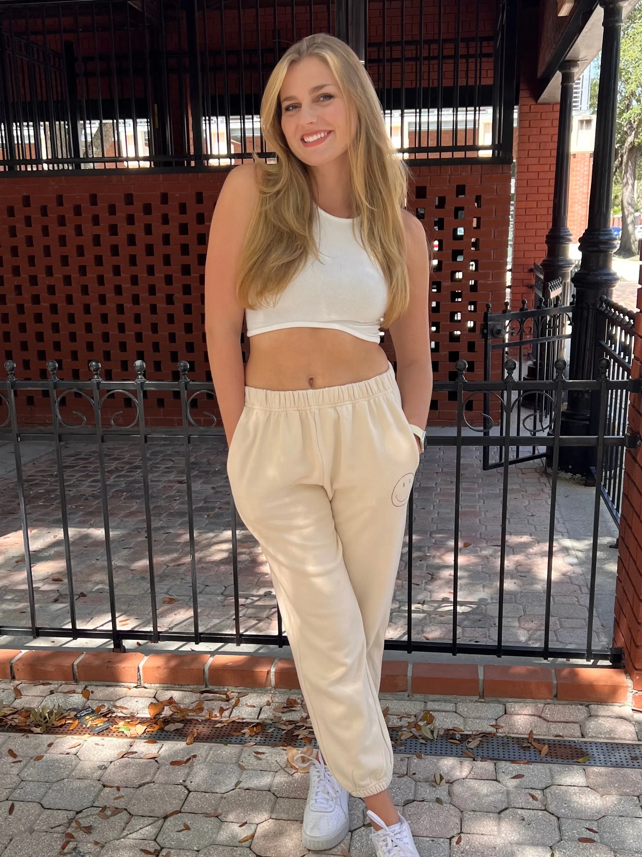 DEMI CROPPED TANK IN WHITE