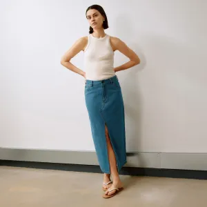 Denim Midi Skirt