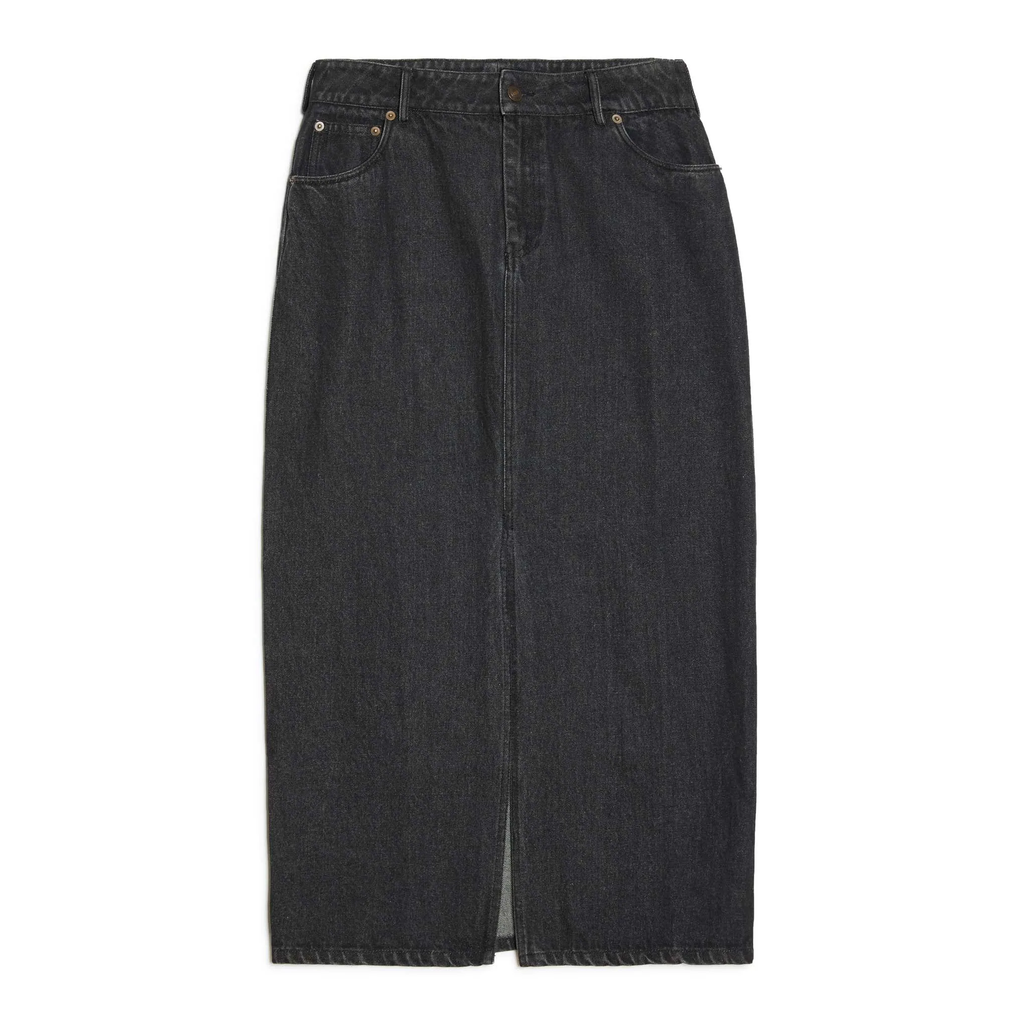 Denim Midi Skirt