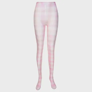[EIREVE] Seasonless GRAPHIC TIGHTS (PEACH FUZZ CHECK)