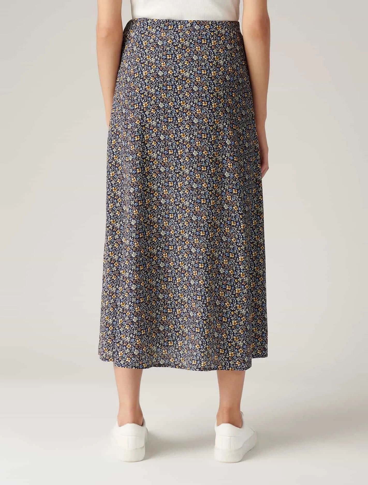Estelle Column Split Midi Skirt