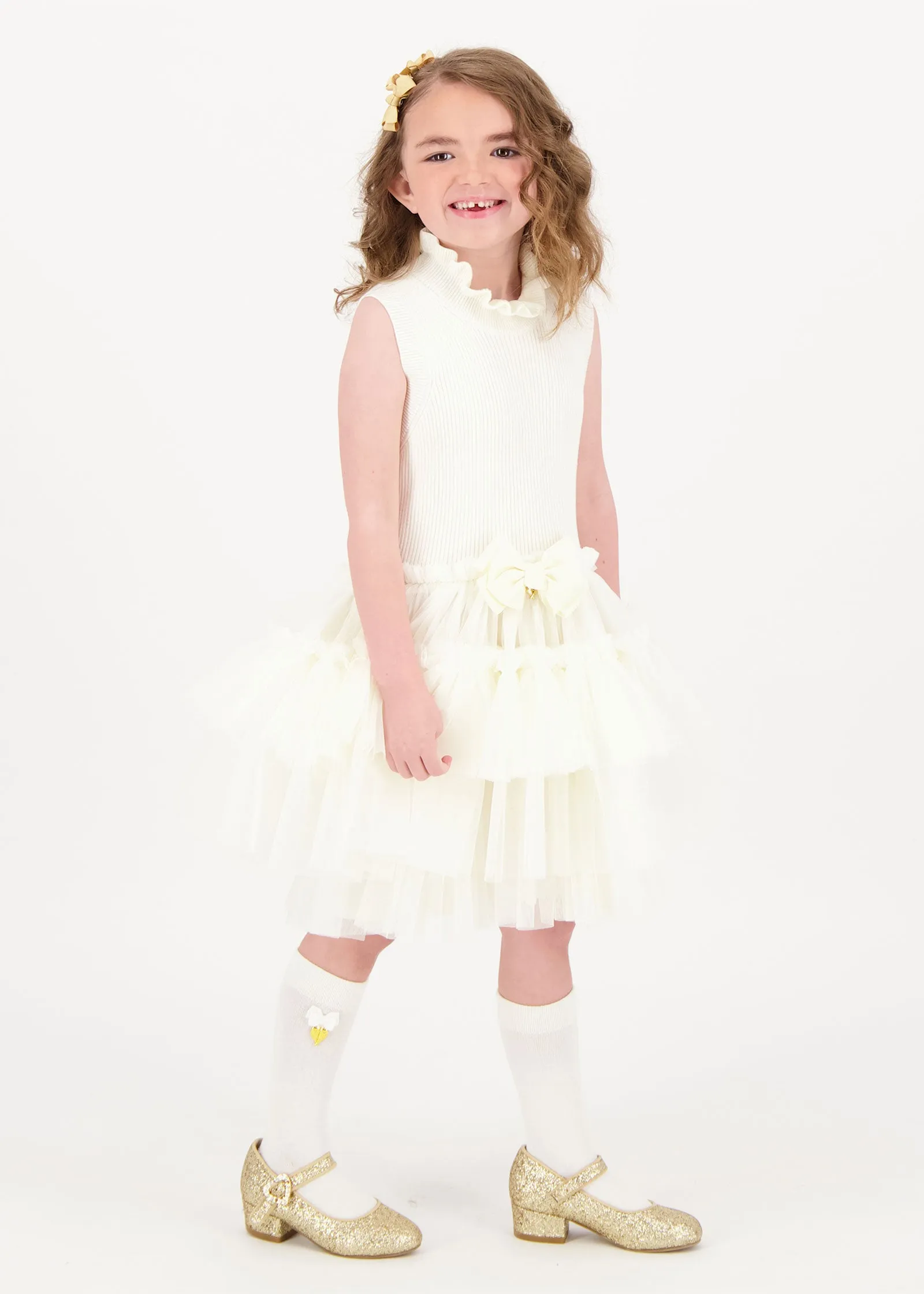 Eunice Knit Dress Vanilla