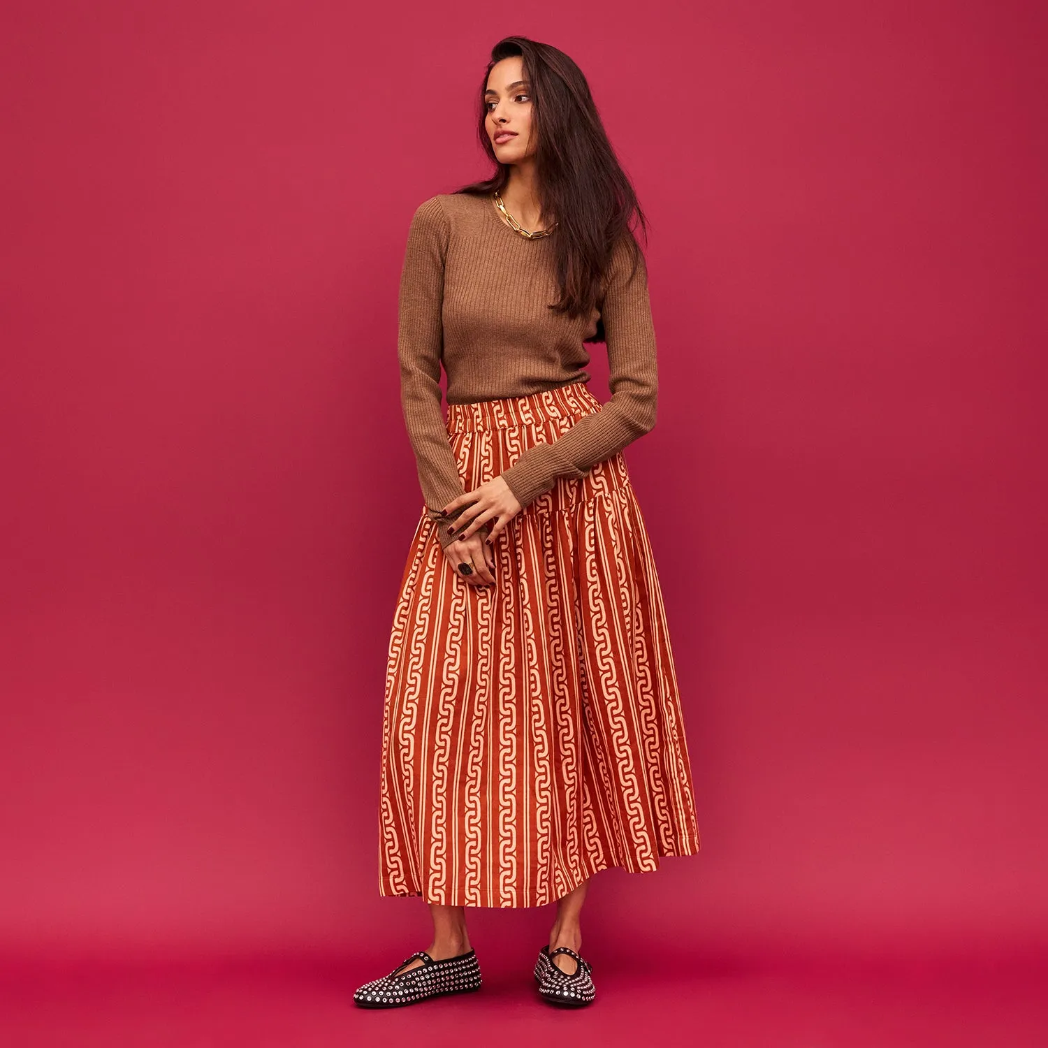 Fidel Midi Skirt