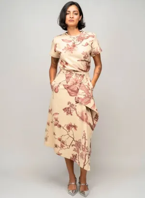 Garden Print Skirt