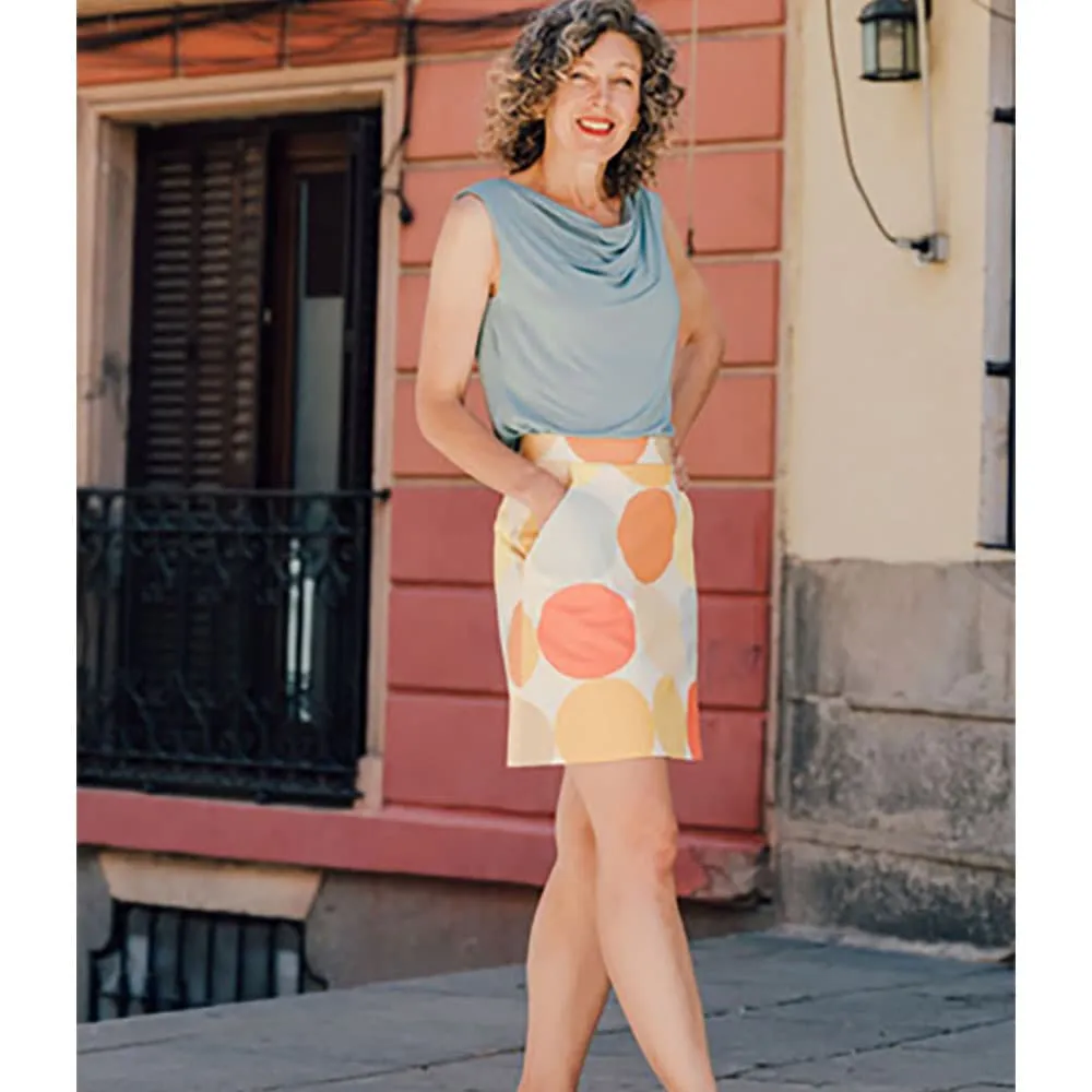 Garibaldi A-Line Skirt Pattern, Liesl & Co.