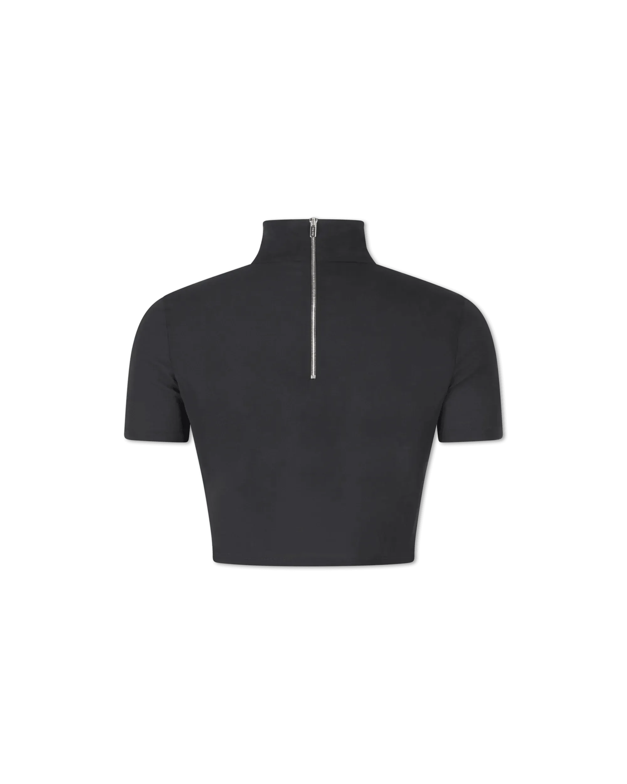 Georgette Turtleneck Cropped Tshirt