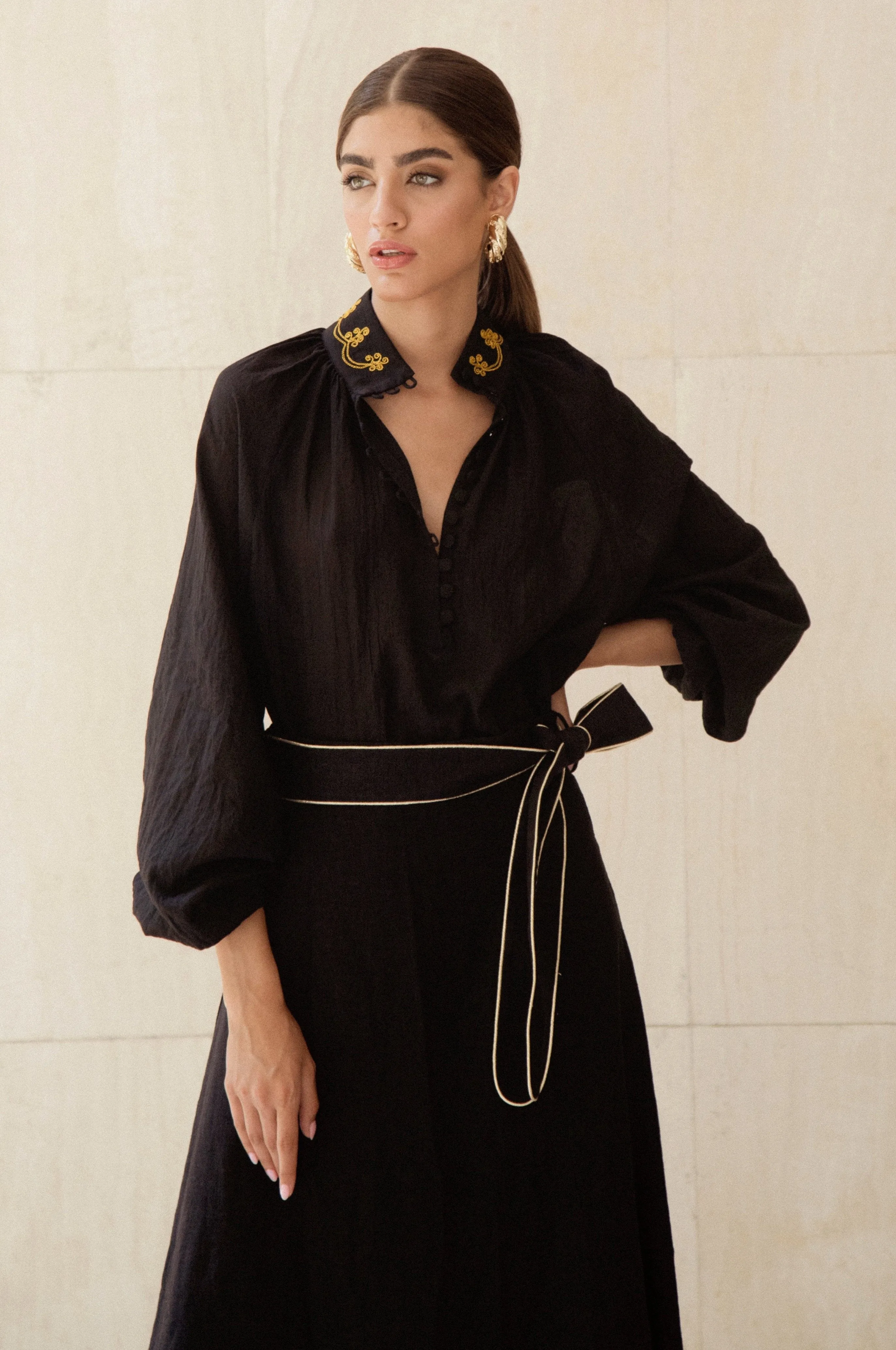 Golab Blouse - Black