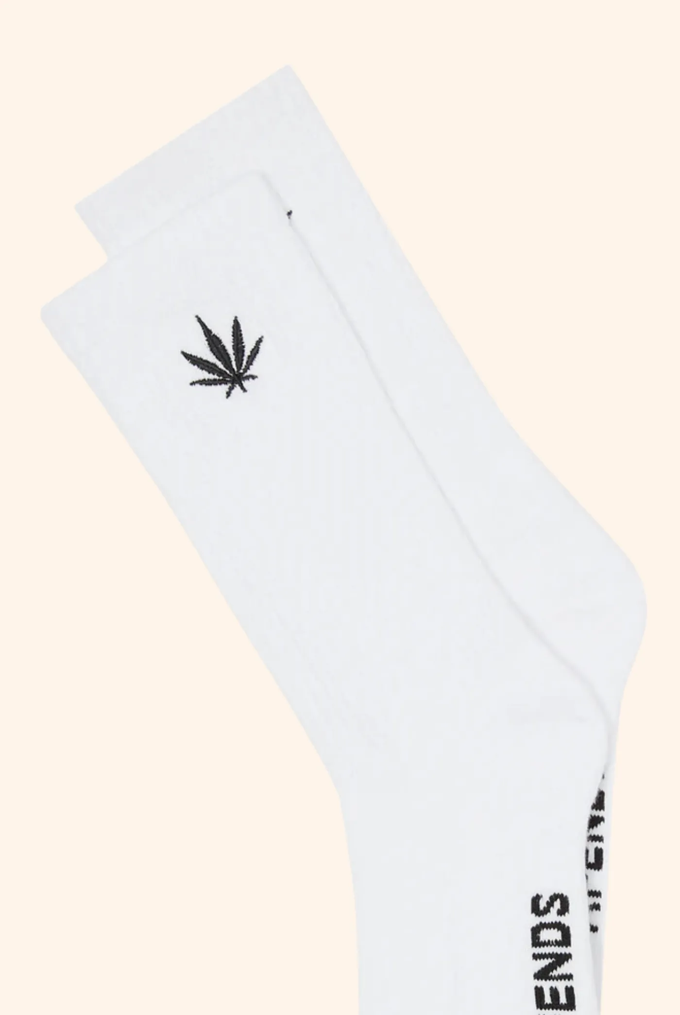 Happy Crew Socks White