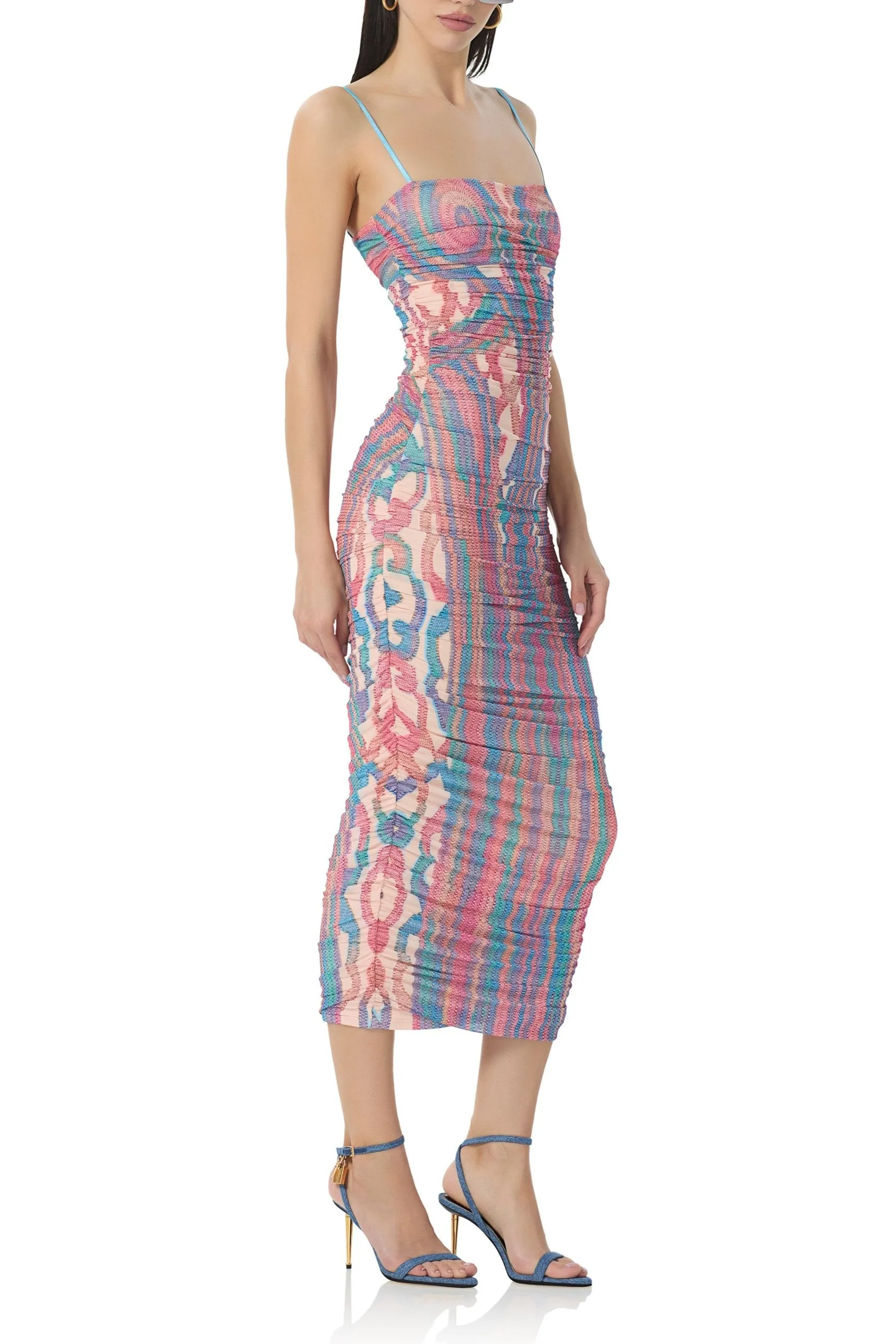 Hazel Midi Dress - Sculpted Cable