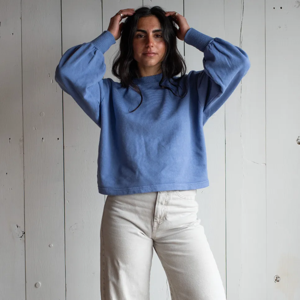 Hemp Cloud Sweater Indigo