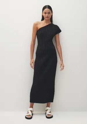 Ilsa Knit Skirt_Black