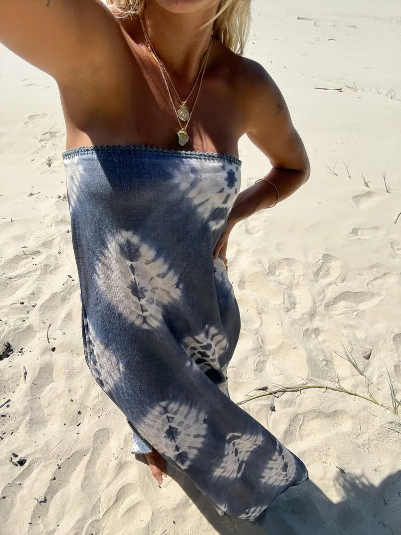 INTO THE WATER STRAPLESS MAXI-NAVY