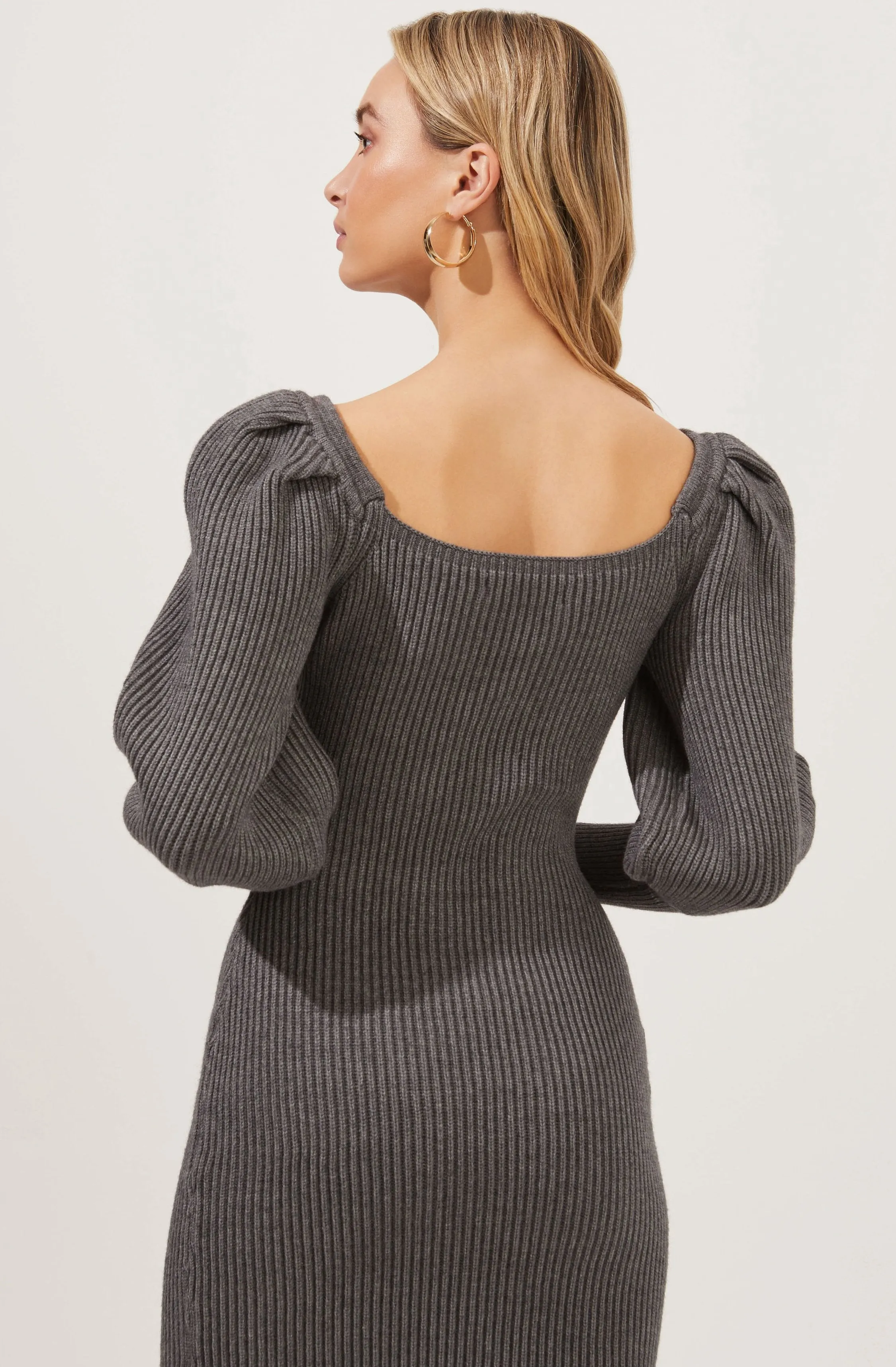 Jansen Puff Sleeve Sweater Dress