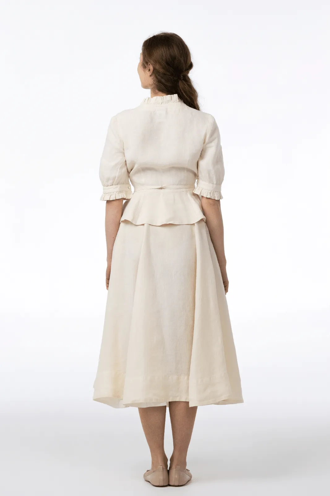 Knightley Skirt, Hemp, Milky White