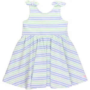 Knit Sleeveless Swing Dress- Surf Crew Stripe